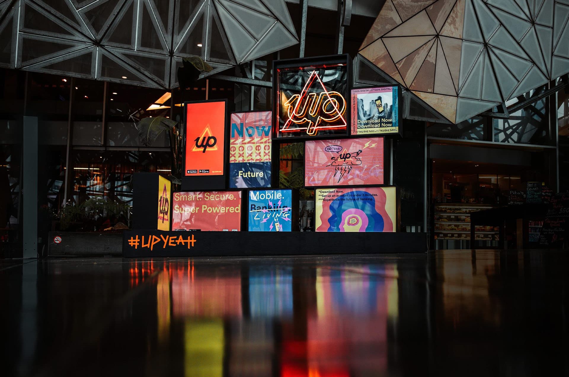 Up Bank
Pause-Fest Activation Design