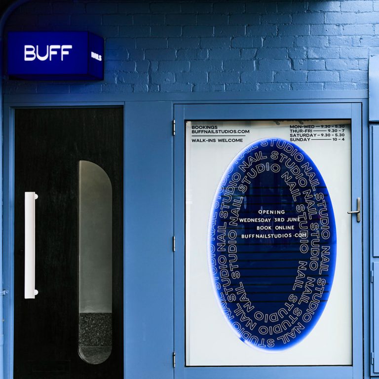 Buff Nail Studios
Brand Creation
Sign Design
